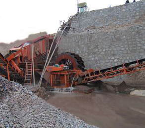 新疆洗砂機生產現場