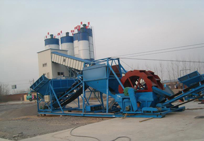 陜西洗砂機生產現場