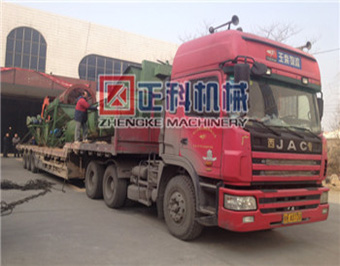 雙螺旋洗砂機發貨現場